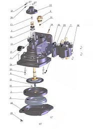 Main valve body composition 95001658-I